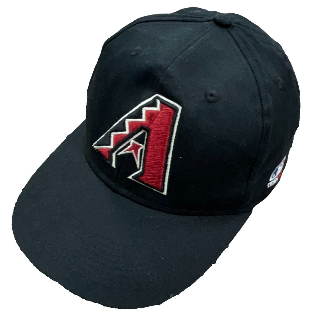 Arizona Diamondbacks Hat Cap‎ Strap Back Black Red Plain Logo Base Ball Dad Mens